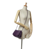 LOEWE Anagram Nappa Crossbody Purple