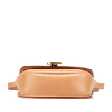 Small Leather Kaia Crossbody Brown - Lab Luxury Resale