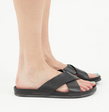 Woman by Common Projects Black Leather Sandals IT 40/US 9.5