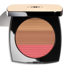 Chanel LES BEIGES Healthy Glow Sun-Kissed Powder in various shades, new in box, showcasing a compact beauty product.