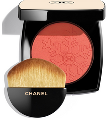 Chanel Les Beiges Healthy Winter Glow Blush in various shades, new in box, showcasing the elegant compact and shades inside.