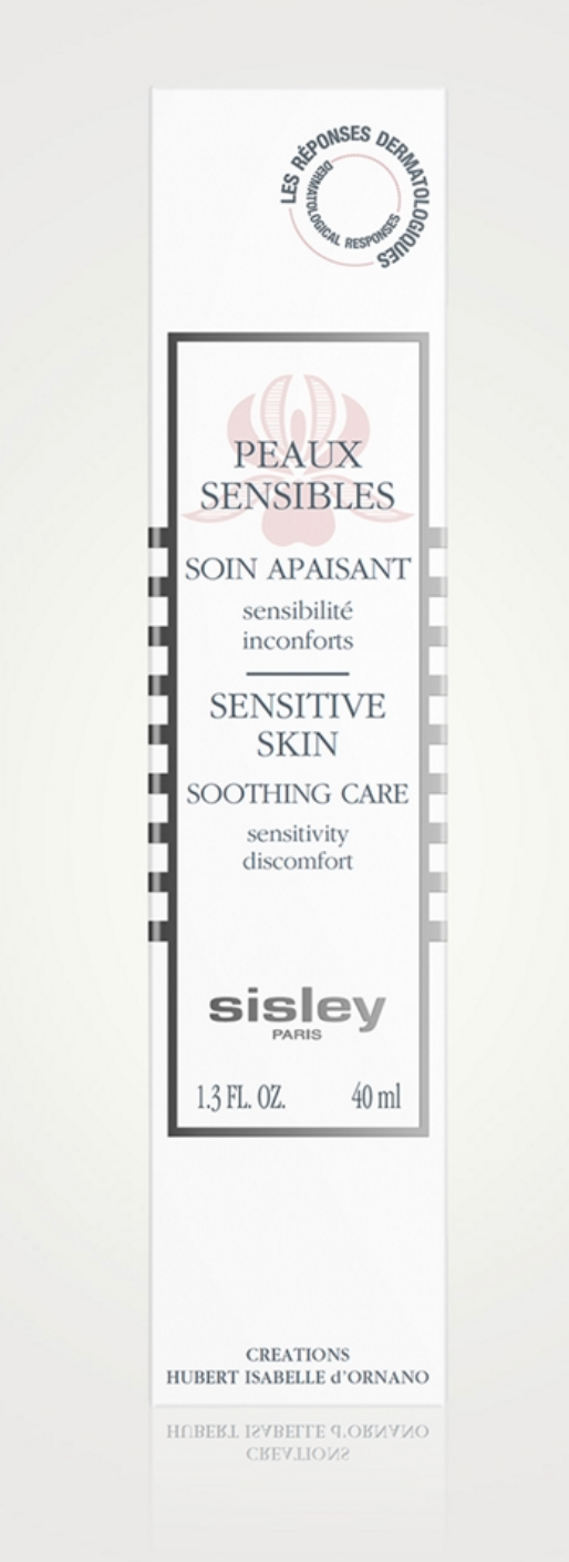 Sisley Paris Sensitive Skin Soothing Care 40ml bottle, lightweight beauty product for calming and nourishing sensitive skin.