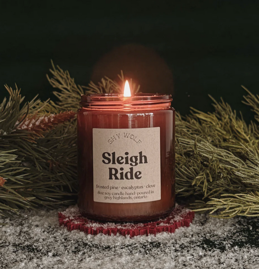 Shy Wolf Candles Sleigh Ride