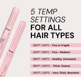 L'ange Hair Le Duo Classic 360° Airflow Titanium Styler - Standard NIB - LAB