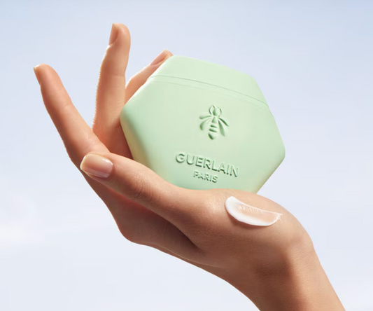 Guerlain Aqua Allegoria Rosa Verde hand cream in a sleek tube with floral packaging, part of the beauty skincare collection.