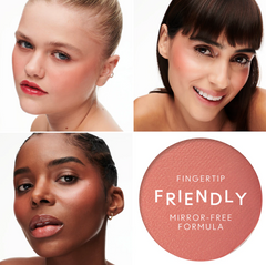 MAC Cosmetics Glow Play Cushiony Blush in That's Peachy, featuring a soft peach shade with a smooth, cushiony texture.