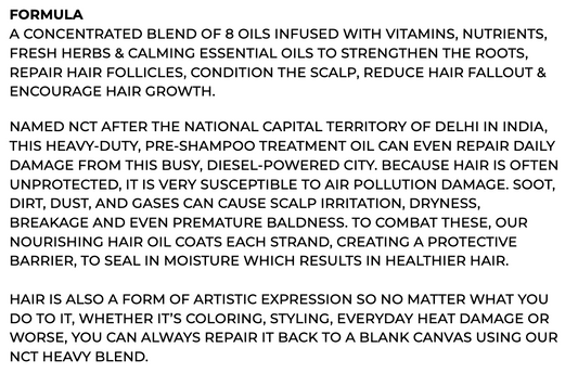 Oil Tycoon NCT Heavy Blend Hair Oil NWOB 118ml