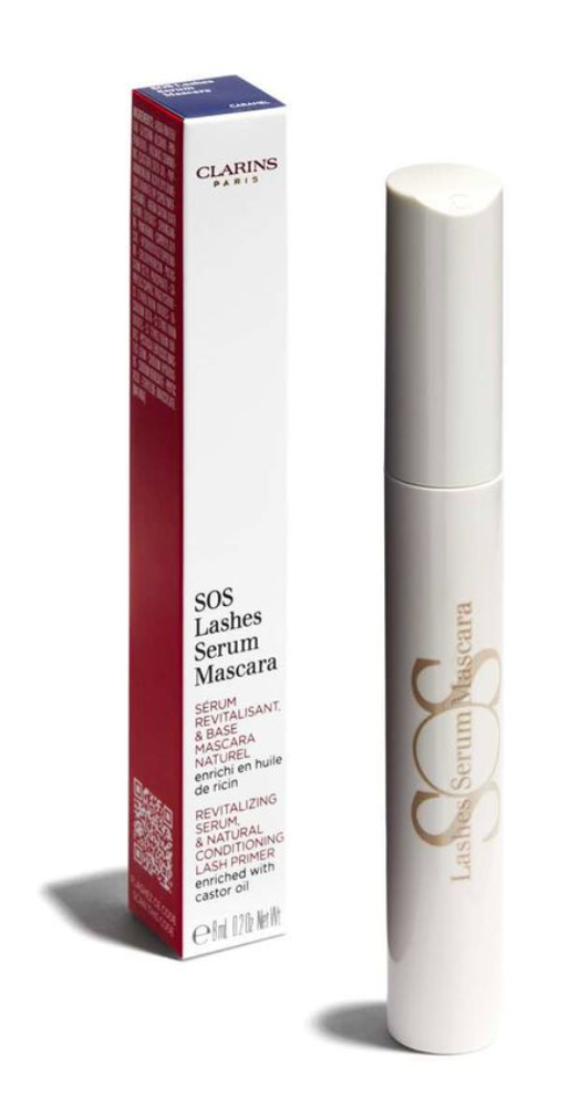 Clarins SOS Lashes Serum Mascara in Caramel NIB