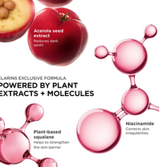 Clarins Bright Plus Advanced Milky Emulsion in 100ml bottle, a nourishing skincare product for brightening skin.