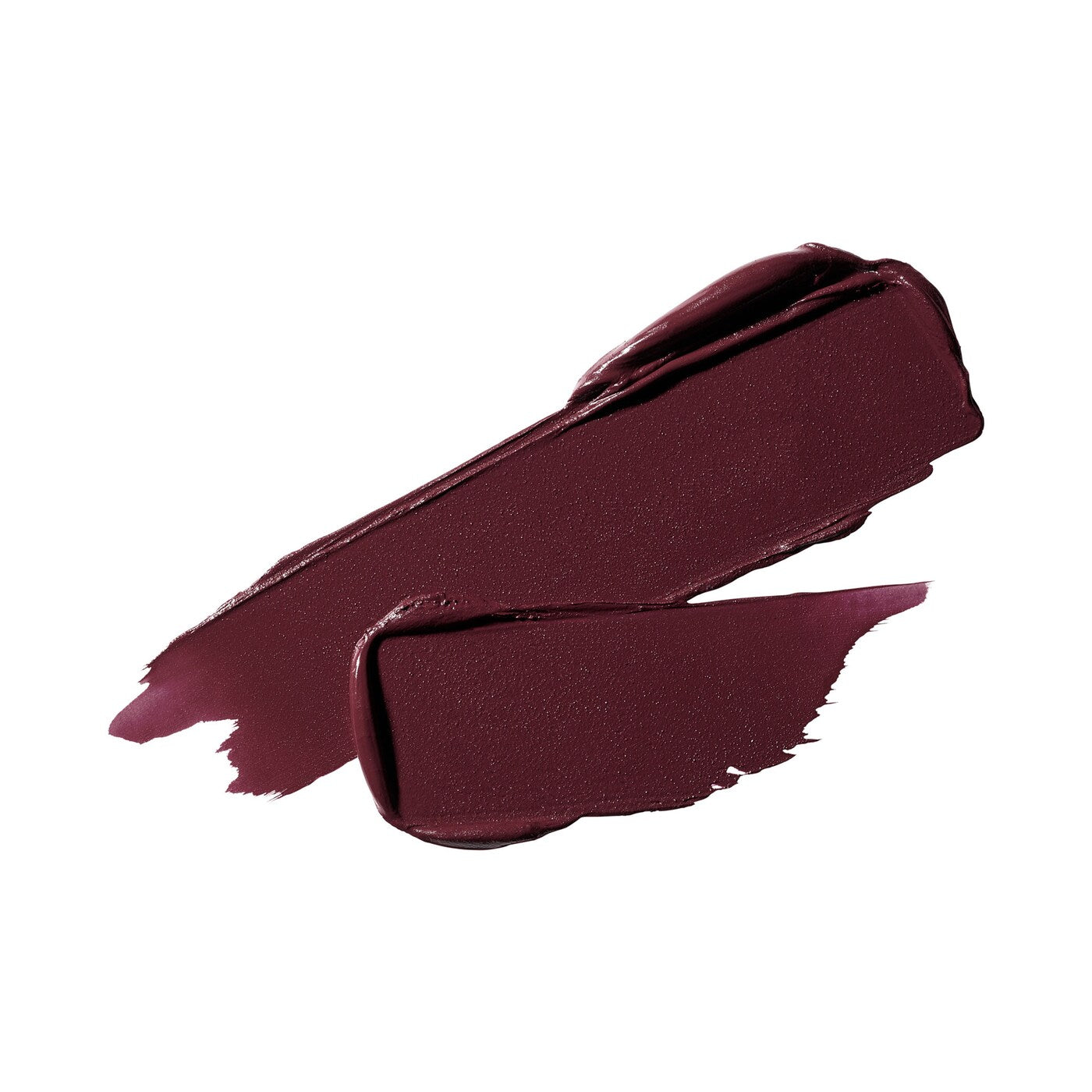 M.A.C Cosmetics M·A·Cximal Silky Matte lipstick in smoked purple, deep eggplant purple shade, with a sleek lipstick tube.