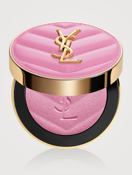 Yves Saint Laurent YSL Make Me Blush Bold Blurring Blush in Stardust Love, packaged and ready for use.