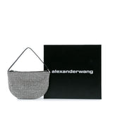 Mesh Crystal Wanglock Fortune Cookie Handbag Silver - Lab Luxury Resale