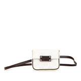 Anagram Canvas Belt Bag White - Lab Luxury Resale