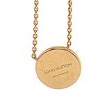 18K Yellow Gold and Mother of Pearl Monogram Color Blossom Sun Necklace Gold - Lab Luxury Resale