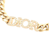 Dior Revolution Gold Plated Crystal Chain Bracelet Gold - Lab Luxury Resale