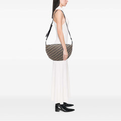 Oblique Canvas Crossbody Blue - Lab Luxury Resale