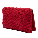 Crochet Clutch Red - Lab Luxury Resale