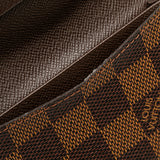 Damier Ebene Business Card Holder Brown - Lab Luxury Resale