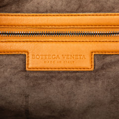 Large Nappa Intrecciato Nodini Crossbody Orange - Lab Luxury Resale