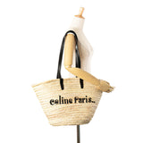 Celine Raffia Classic Panier Tote
