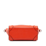 Nano Leather Luggage Tote Orange - Lab Luxury Resale