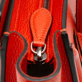 Nano Leather Luggage Tote Orange - Lab Luxury Resale