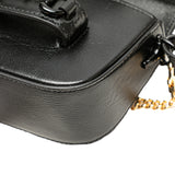 Mini Leather Horsebit 1955 Web Satchel Black - Lab Luxury Resale