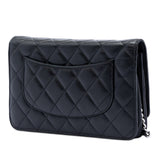 CC Quilted Lambskin Wallet On Chain Black - Lab Luxury Resale