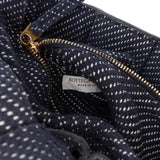 Denim Intrecciato Cassette Padded Crossbody Blue - Lab Luxury Resale