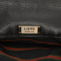 Leather Anagram Flap Crossbody Black - Lab Luxury Resale