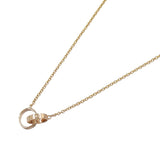 18K Rose Gold Baby Love Necklace Pink - Lab Luxury Resale