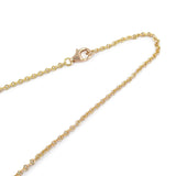 18K Rose Gold Baby Love Necklace Pink - Lab Luxury Resale