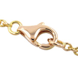 18K Rose Gold Baby Love Necklace Pink - Lab Luxury Resale