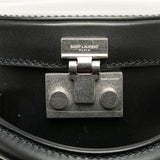 Small Leather Mica Hatbox Satchel Black - Lab Luxury Resale