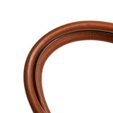 Pequin Coated Canvas Dome Satchel Brown - Lab Luxury Resale