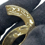 CC Gold Plated Enamel Brooch Gold - Lab Luxury Resale