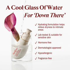 Stripes Vag of Honor Gel in 50ml container, displayed with benefits highlights, suitable for intimate skincare.