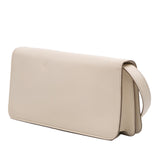 Large Leather Natalia Crossbody White - Lab Luxury Resale