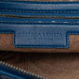 Nappa Intrecciato Nodini Crossbody Blue - Lab Luxury Resale