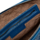 Nappa Intrecciato Nodini Crossbody Blue - Lab Luxury Resale