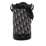 Oblique Canvas Thermo Bottle Holder Blue - Lab Luxury Resale