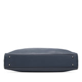 Leather Amazona Business Bag Blue - Lab Luxury Resale