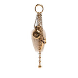 Gold Plated Chloe Symbols and Shearling Tail Bag Charm Gold - Lab Luxury Resale
