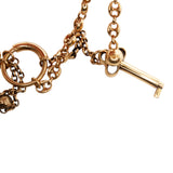 Gold Plated Chloe Symbols and Shearling Tail Bag Charm Gold - Lab Luxury Resale
