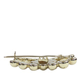 CC Gold Plated Beaded Barrette Gold - Lab Luxury Resale