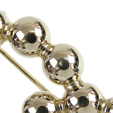 CC Gold Plated Beaded Barrette Gold - Lab Luxury Resale