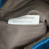 Nappa Intrecciato Crossbody Blue - Lab Luxury Resale