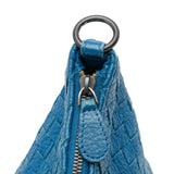 Nappa Intrecciato Crossbody Blue - Lab Luxury Resale