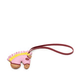Milo Lambskin Geegee Camail Bag Charm Pink - Lab Luxury Resale