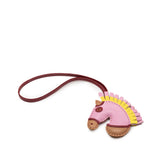 Milo Lambskin Geegee Camail Bag Charm Pink - Lab Luxury Resale